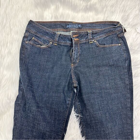 Decree Straight Leg Dark Wash Jeans SZ 15 - Picture 4 of 10